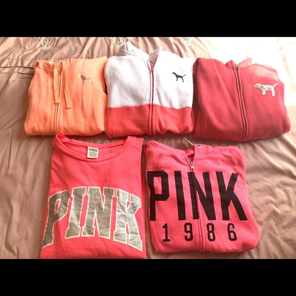 VS PINK hoodie lot